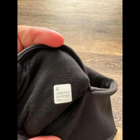 Lululemon Wunder Train High Rise 25” Hem Slit Black Size 4 NWT - Picture 8 of 8